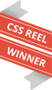 CSS Reel Winner logo.